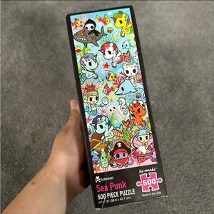 Sealed Tokidoki Sea Punk 500pc Puzzle w/ Mini Poster Y2K Scene Emo